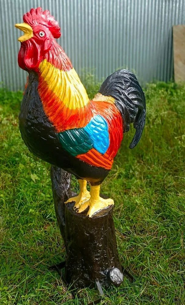 FRP Cock Statue, For Interior Decor