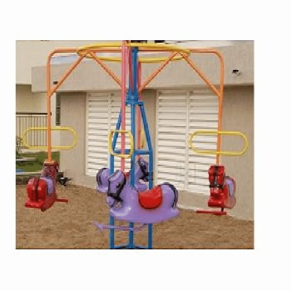 FRP Horse Merry Go Round, Capacity: 4 Child