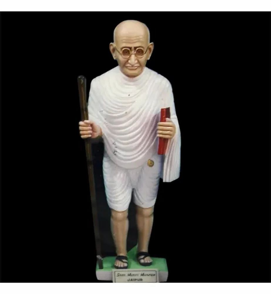 FRP Multicolor Mahatma Gandhi Statue