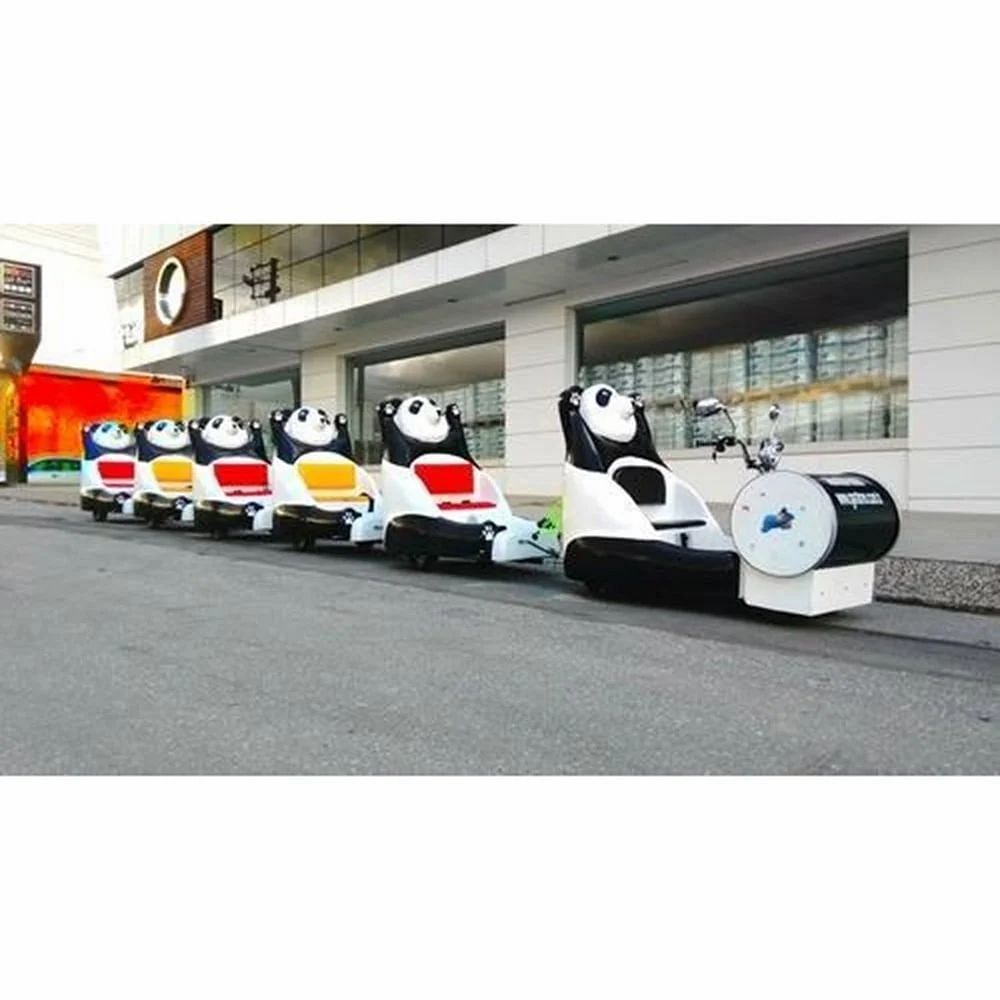 Frp Panda Trackless Train, For Amusement Park, Seating Capacity: 6