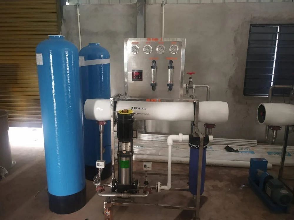 FRP Reverse Osmosis Plant, for Industrial RO Plant, Automation Grade: Semi-automatic