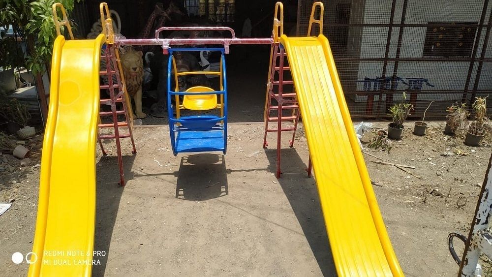 FRP Slide And Swing, For Playing, Age Group: 5 To 15 Years