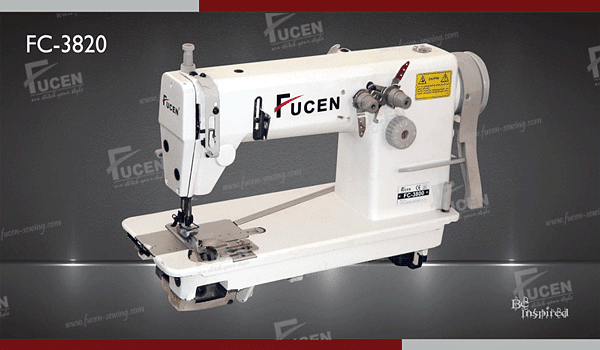 FUCEN-3820 Tandom Double Needle Flatbed Chain Stitch Sewing Machine, Automatic Grade: Semi-Automatic