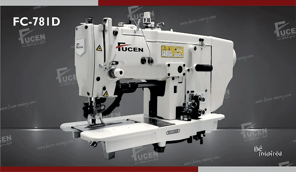 FUCEN-781D High Speed Direct Drive Single Needle, Straight Button Hole Lockstitch Sewing Machine