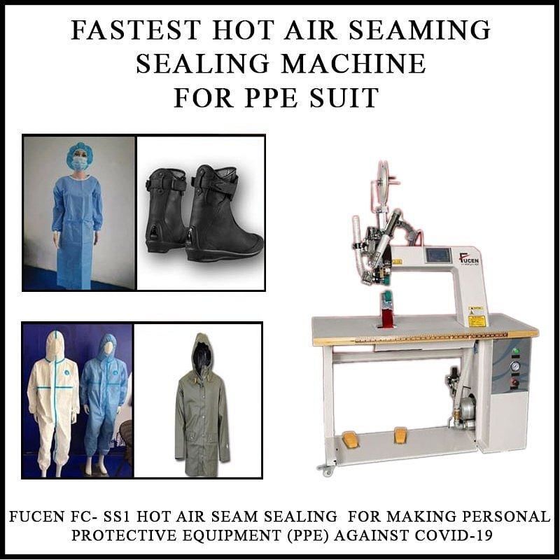 Fucen FC- SS1 Hot Air Seam Sealing For Making Personal Protective Equipment (Ppe) Against Covid-19