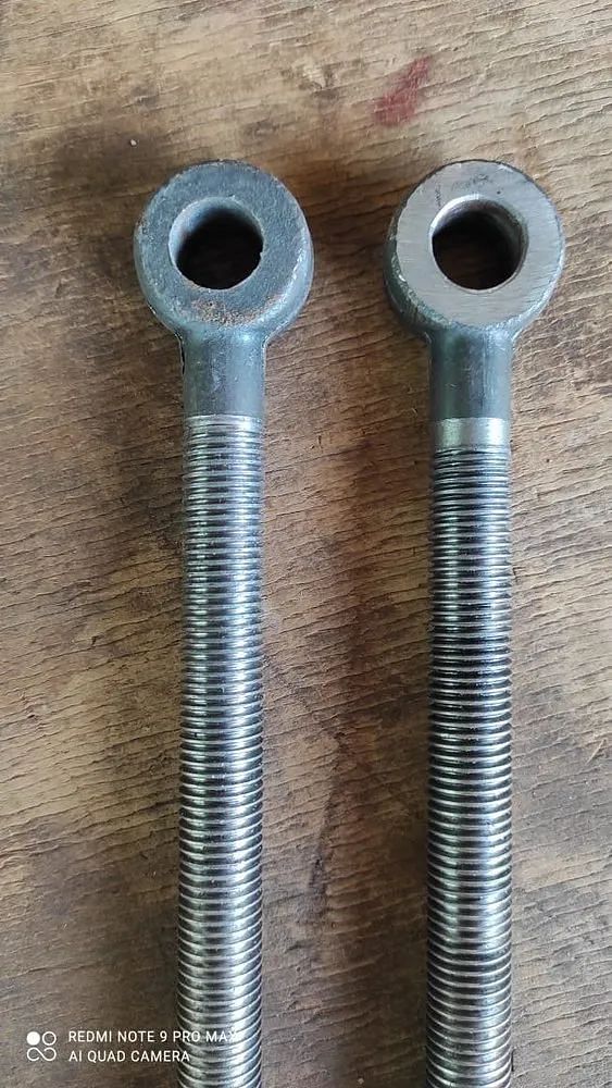 Full Thread MS Eye Bolt, For Construction