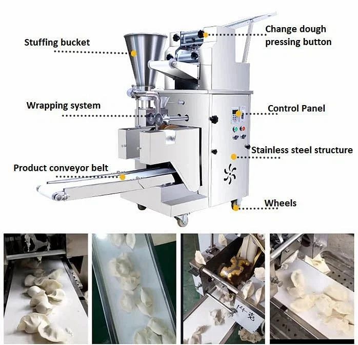 Fully Automatic hand made dumpling and samosa making machine, For Restaurant, Capacity: 2000 Piece Per Hour