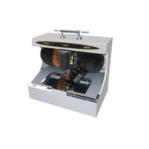 Fully Automatic Metal Shoes Shinning Machine, Dimensions: 382 x 170 x 192 mm