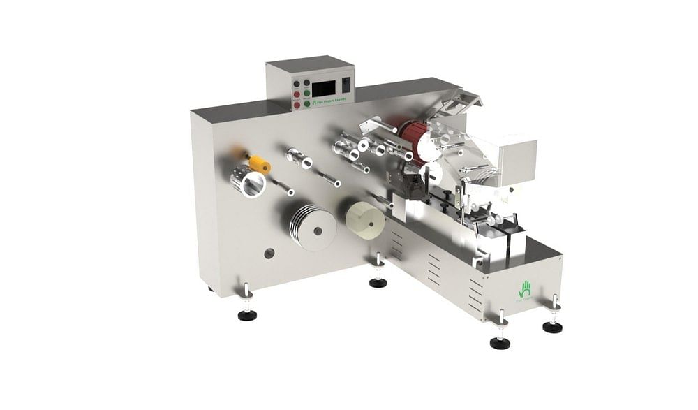 Fully Automatic U- Shape Paper Straw Bevel Cutting & Single Packing Machine