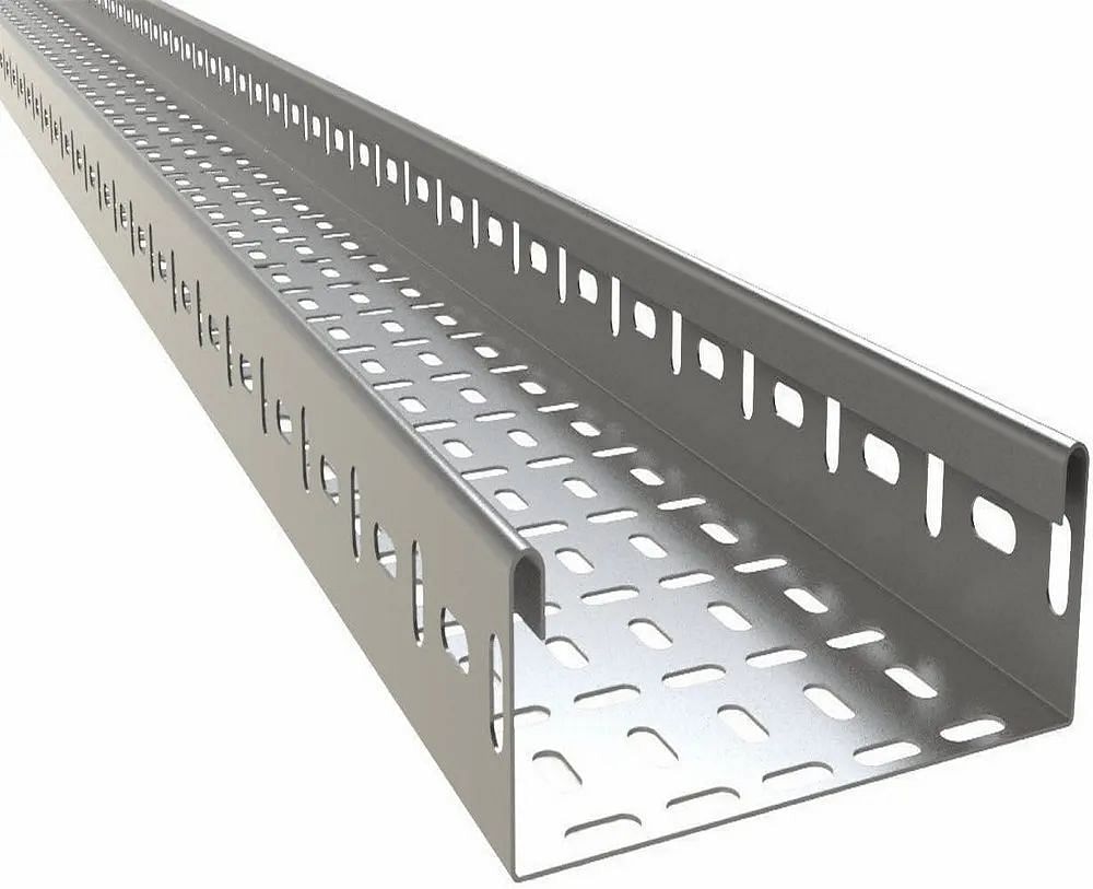 Galvanized Coating Electrical Cable Tray, Size: 1500mm Length