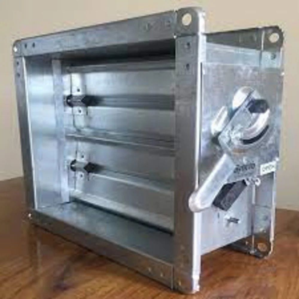 Galvanized Steel (GI) Volume Control Damper, Shape: Rectangular