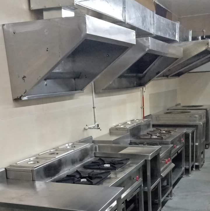 Galvnised sheet Kitchen Exhaust Hood