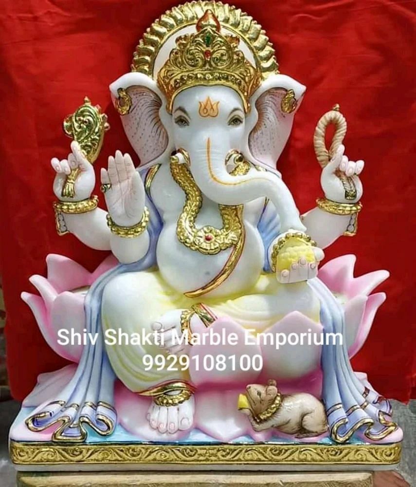 Ganesh Marble Statue, Temple