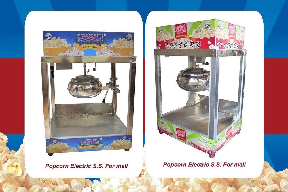 Gas Popcorn Machine, 300.0 grams per batch