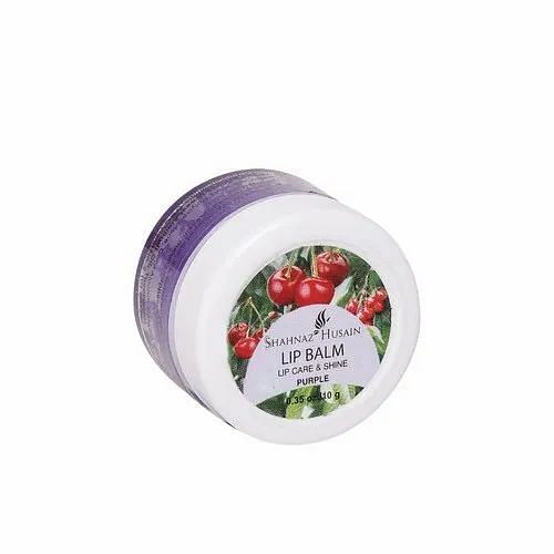 Gel Cherry Shahnaz Husain Purple Lip Balm 10g, for Personal, Jar