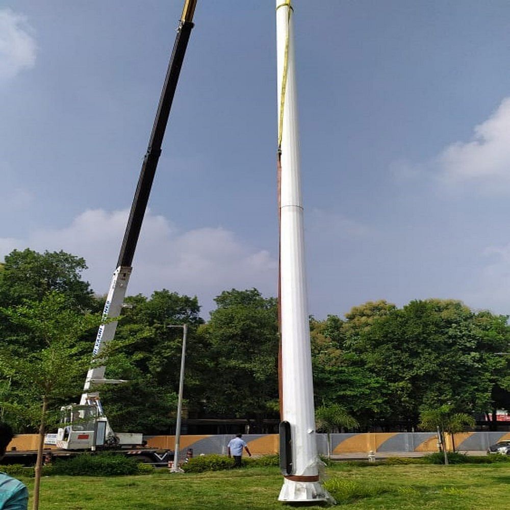 GI Flag Mast Erection & Repairing Service, Pan India, Site