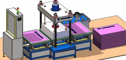 GI Wire Mesh Reinforced Cement Slab Production Machine