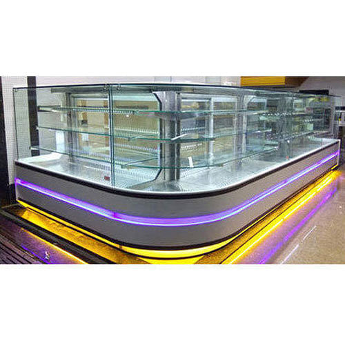 Glass And Stainless Steel Sweet Display Counter