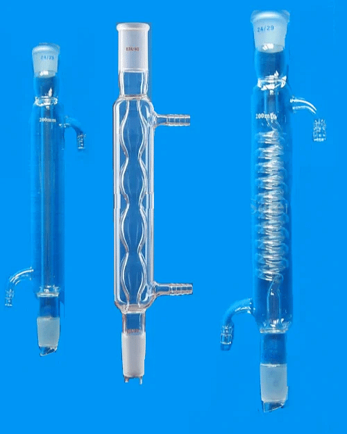 Glass Condenser ( Liebig, Bulb, Coiled ), For Chemical Laboratory