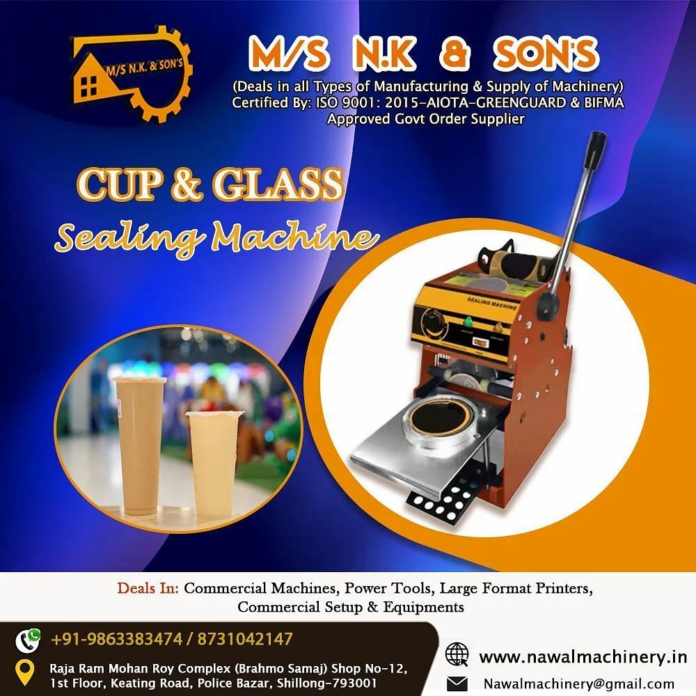 Glass Cup Sealing Machine