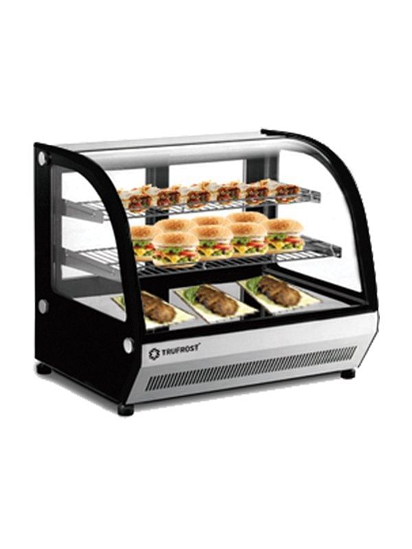 Glass Trufrost Ctw 23 Countertop 3 Layer Warm Showcase, For Bakery