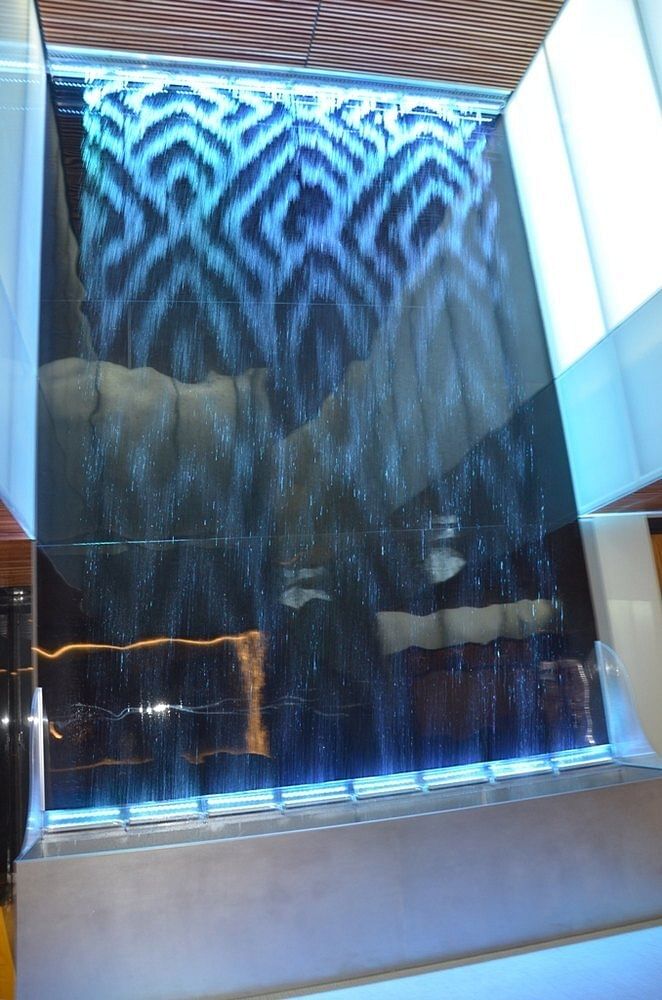 Glass Water Curtain, in Indoor