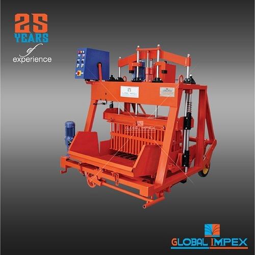 Global Automatic Hydraulic Operated Block Machine, Capacity: 10 Per Cycle, Model/Type: 1060G