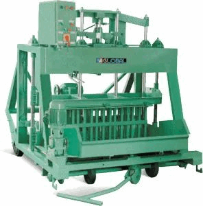 Global Hydraulic Pressure Cement Block Making Machine, Automation Grade: Semi-Automatic, Model/Type: 1060g Movable