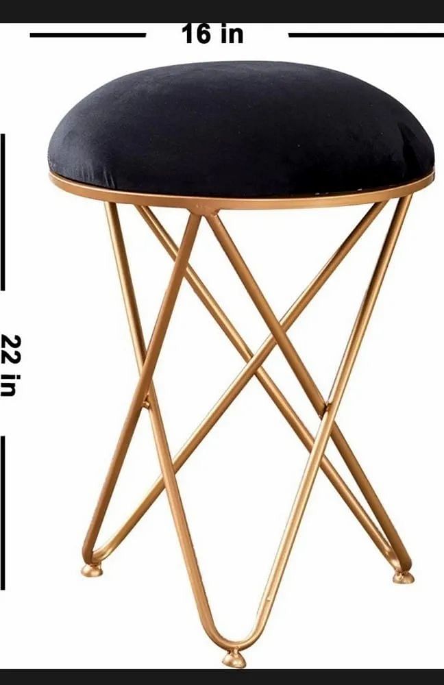 Golden Powder Coated Stool