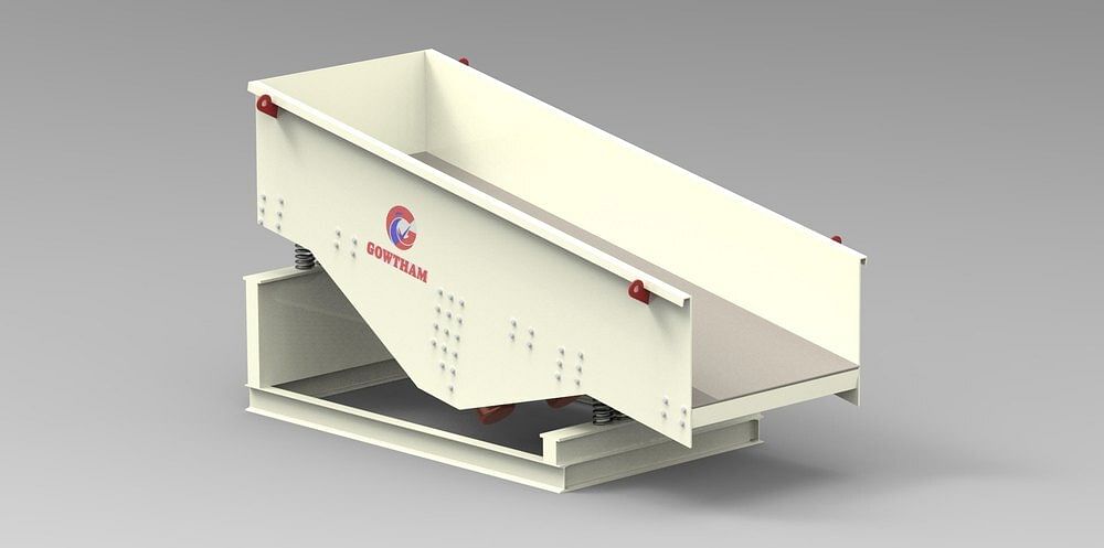 Gowtham Free Flowing Vibrating pan Feeder, For Industrial, Lifting Capacity: 4 Tons