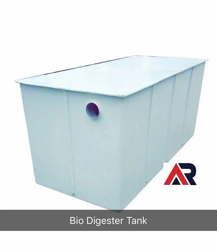 Gray Frp Bio Digester Tanks, Capacity: 500