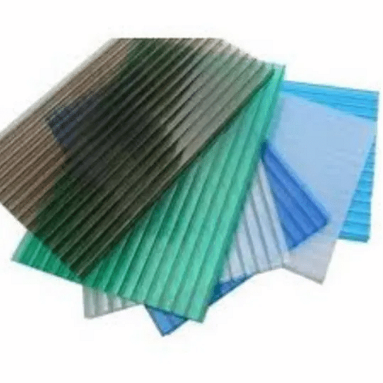 Green Color Coated Polycarbonate Corrugated Roofing Sheets, Thickness Of Sheet: 2mm, Features: Water Proof