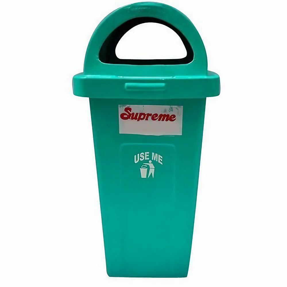 Green Plastic Dustbin