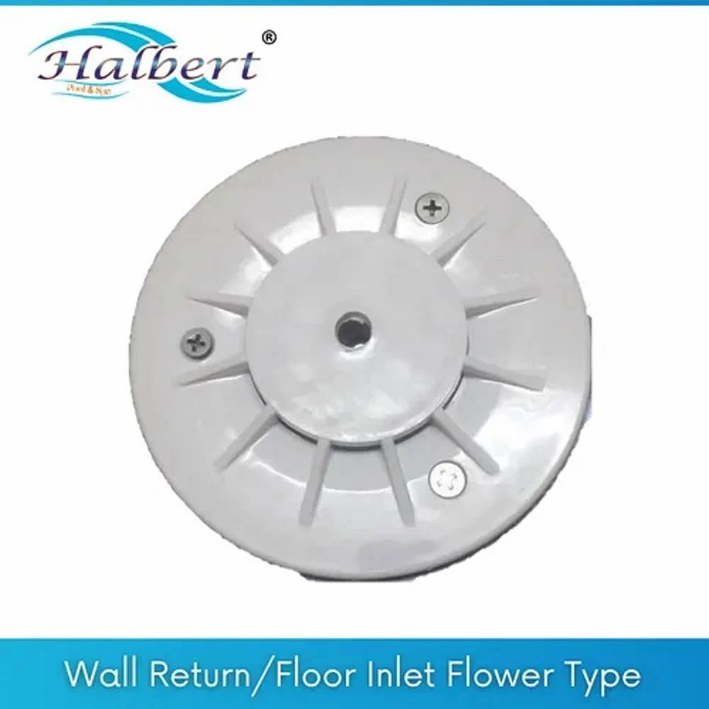 Halbert White Adjustable Floor Inlets