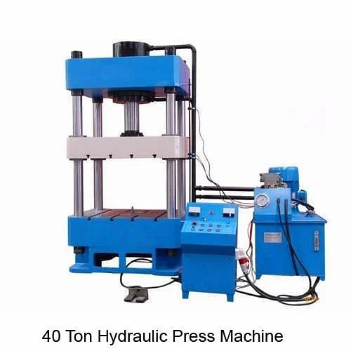 Hari Om MS 40 Ton Hydraulic Press Machine, 230 V