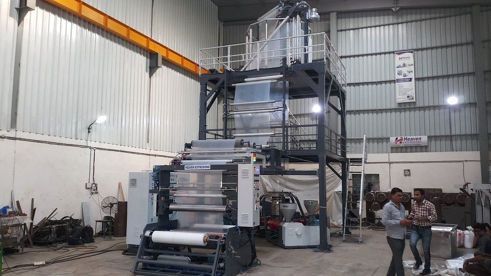 HEAVEN EXTRUSION Multilayer Blown Film Plant - INDIA, 60, Production Capacity: 180 KG/Hr