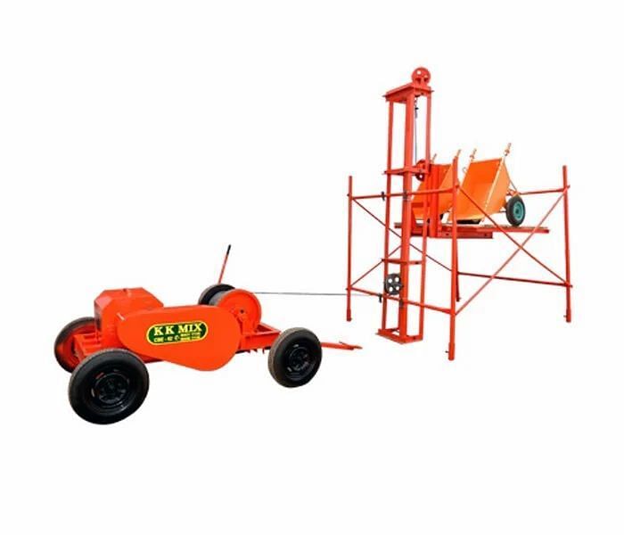 Heavy Mobile Hoist Crane, For CONSTRUCTION, Platform Height: 80 ft