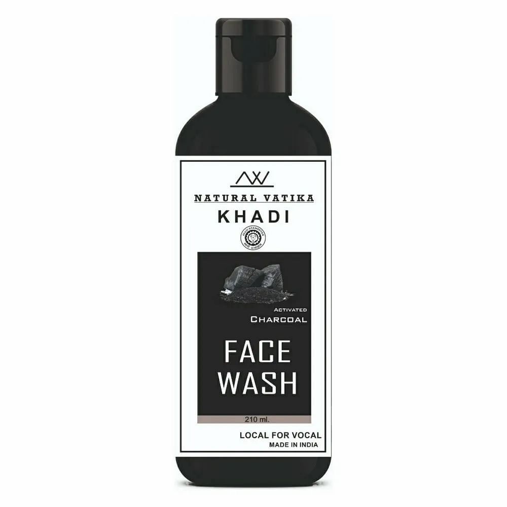 Herbal Black Activated Charcoal Face Wash, For 4-5ml, Packaging Size: 210ml