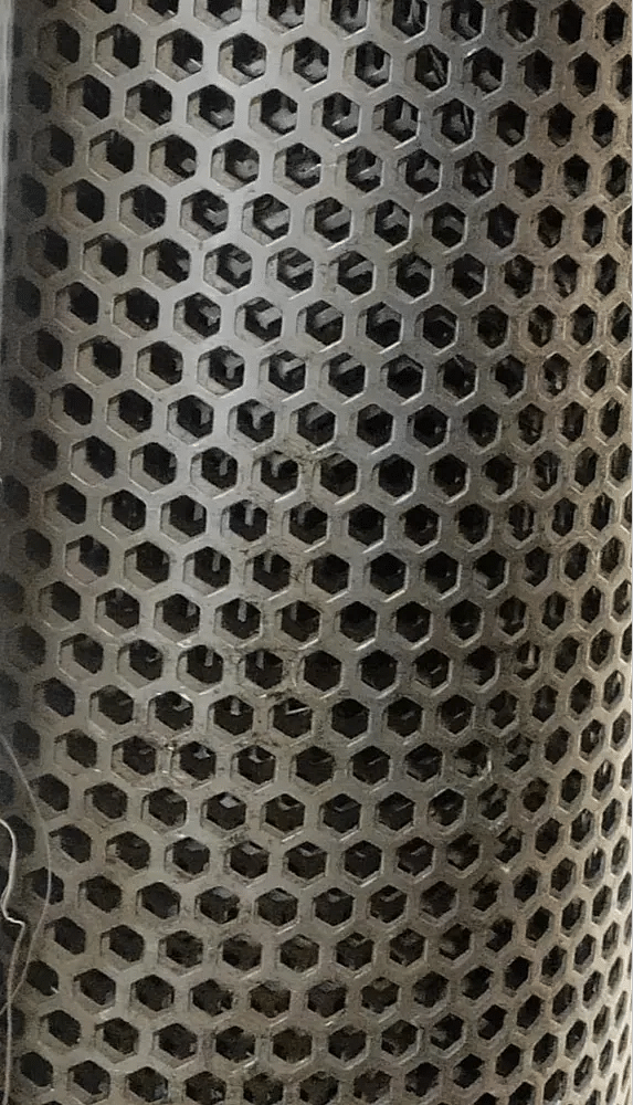 Hexagonal Hole Perforated Stainless Steel Sheet