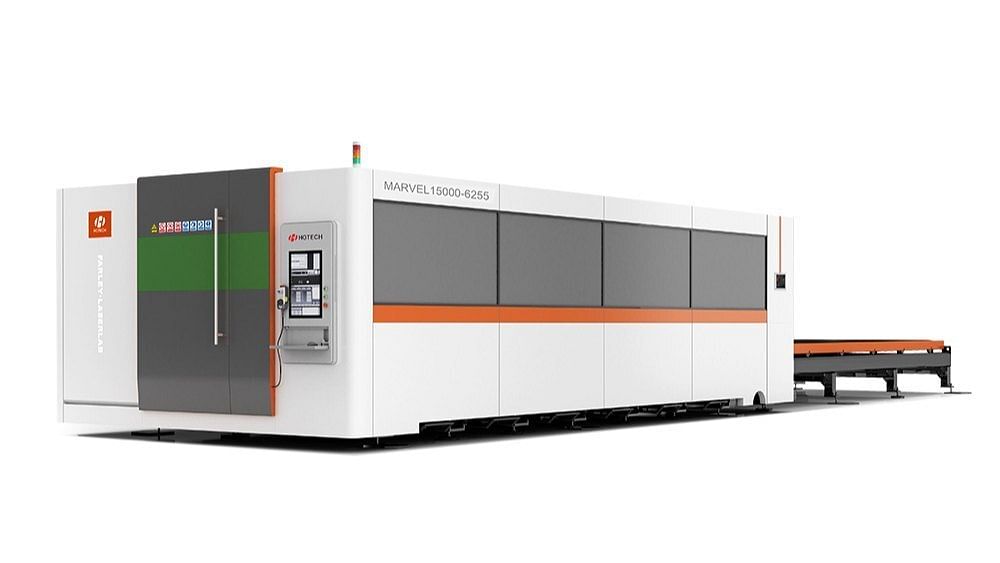 HG Tech Automatic Fiber Laser Cutting Machine, For Industrial Purpose, Model Name/Number: Marvel 15000-6255