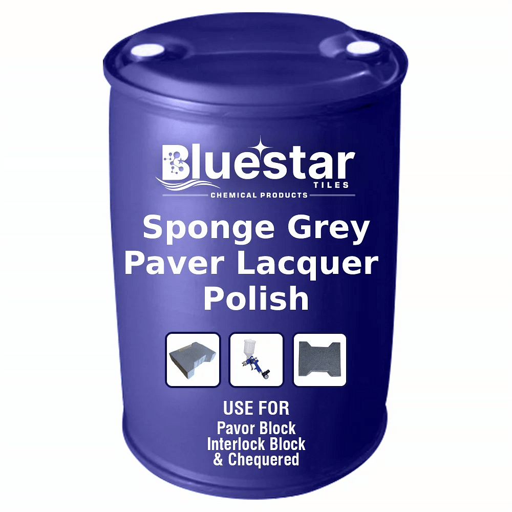 High Gloss Sponge Grey Paver Lacquer Polish