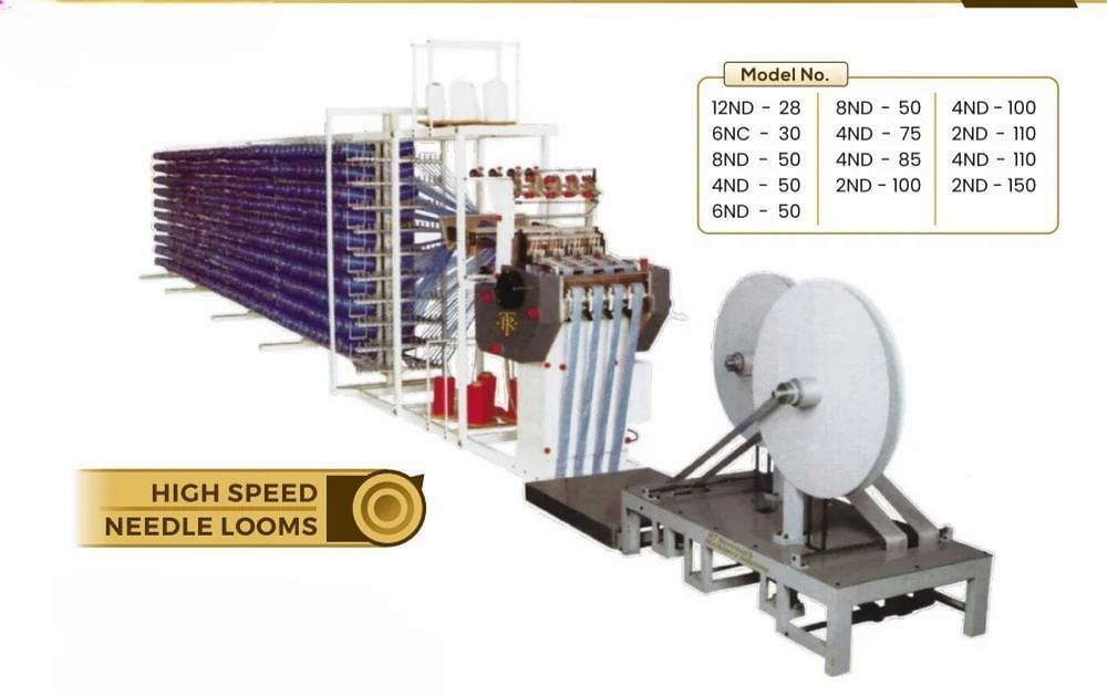 High Speed Needle Looms, For Fibc Jumbo Bag, Capacity: Maximum Width 85mm