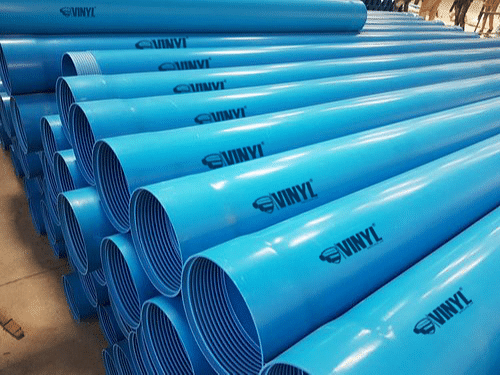 Highest Quality Vinyl 24 Inch UPVC Casing Pipes For Deep Well, Model: B630PLNDINDEWPF5.8BTS