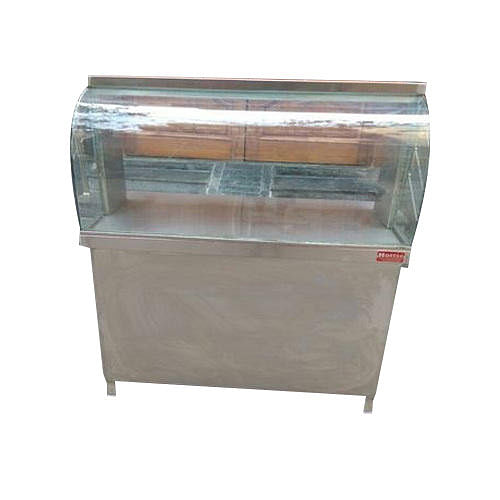 Hottie SS,Glass Display Counter, For Restaurant