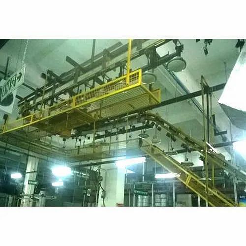 HV Engineering Overhead Fan Testing Conveyor, Automation Grade: Semi-Automatic, Capacity: 300 Kg Per Feet