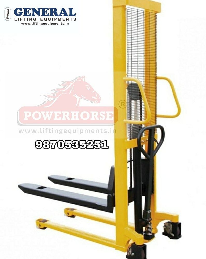 Hydraulic Hand Stacker, For Industrial, Capacity: 1 ton