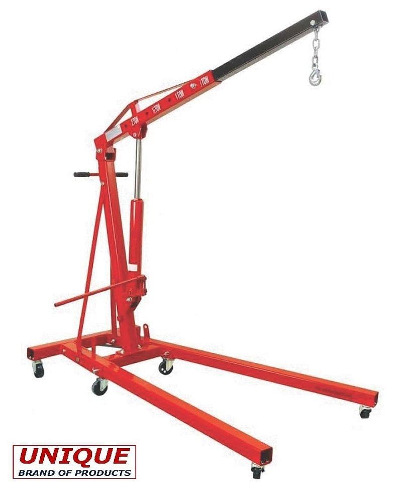 Hydraulic Jib Crane Fordable legs type, Maximum Lifting Capacity: 2T