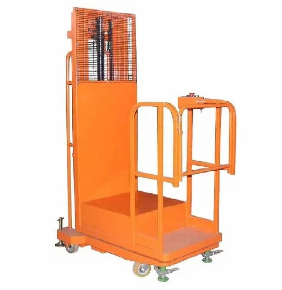 Hydraulic Semi Electric Vertical Order Picker, For Industrial, Lifting Capacity: 200 Kg