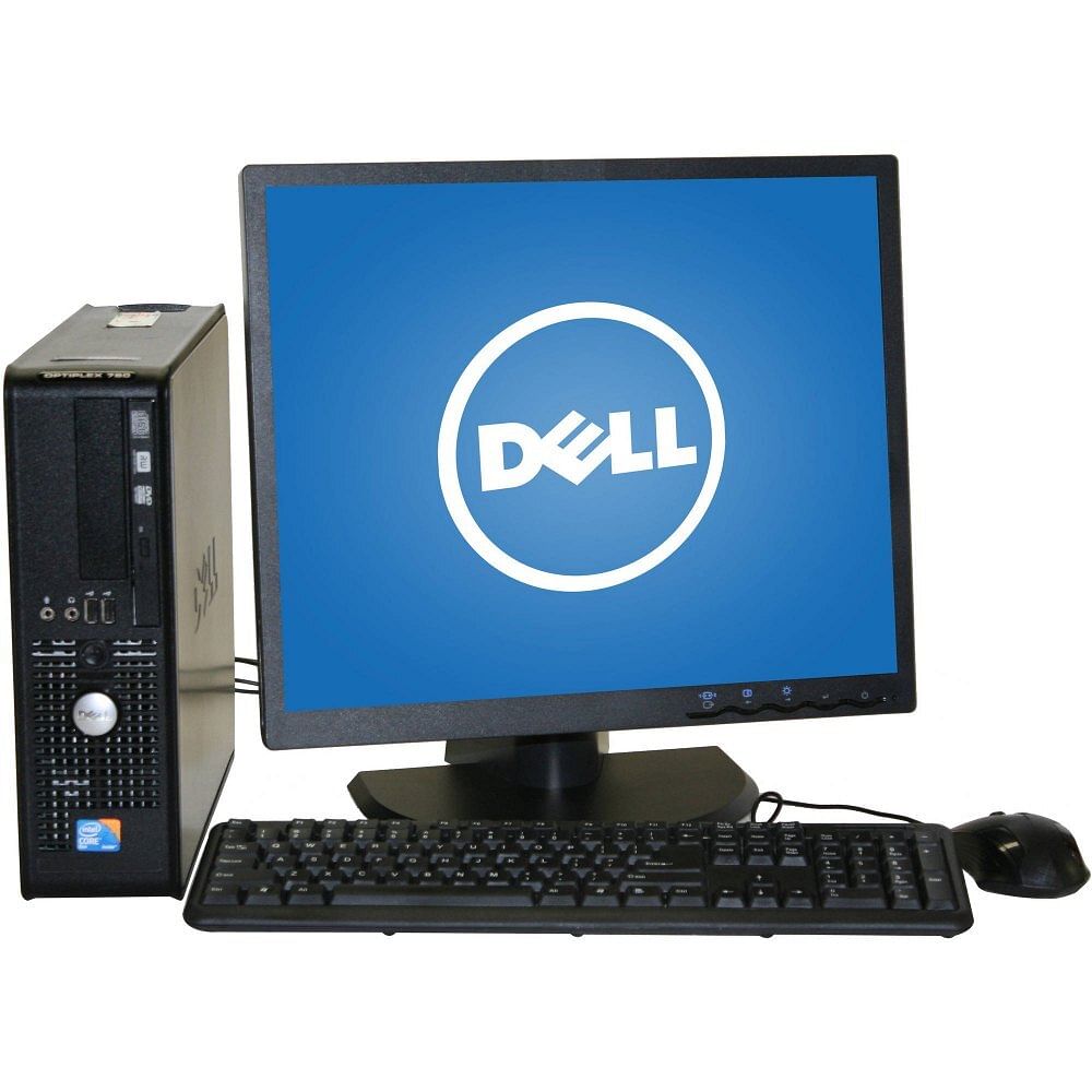 I5 Dell Desktop Computer, Hard Drive Capacity: 250GB, Screen Size: 17""