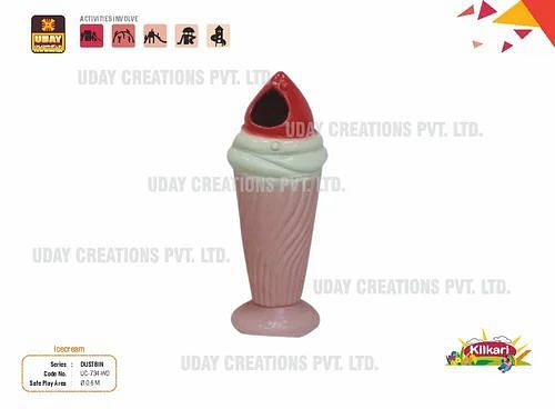 Ice Cream Dustbin, Size: 0.6 M Dia